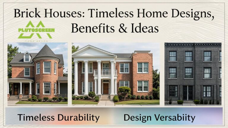 Brick Houses: Timeless Home Designs, Benefits & Ideas