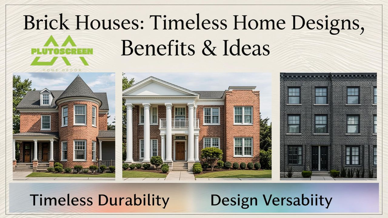 Brick Houses: Timeless Home Designs, Benefits & Ideas