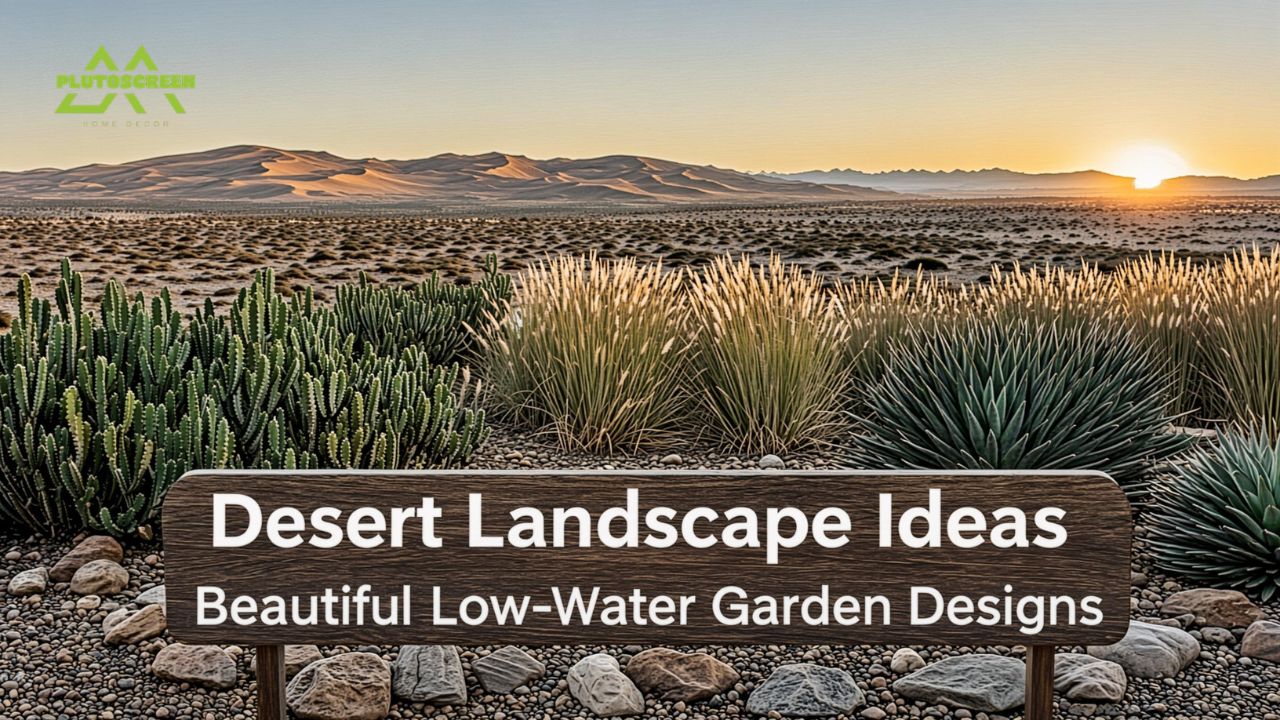 Desert Landscape Ideas: Beautiful Low-Water Garden Designs