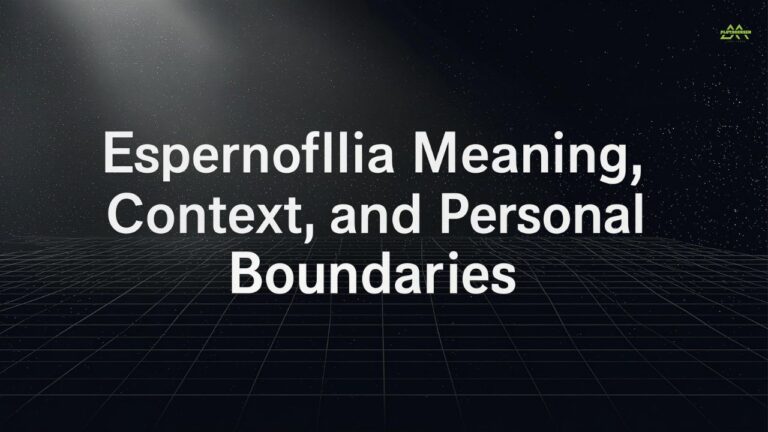 Espernofilia Meaning, Context, and Personal Boundaries