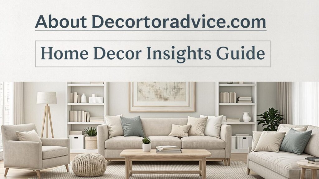 About decoratoradvice .com: Home Decor Insights Guide