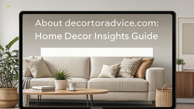 About decoratoradvice .com: Home Decor Insights Guide