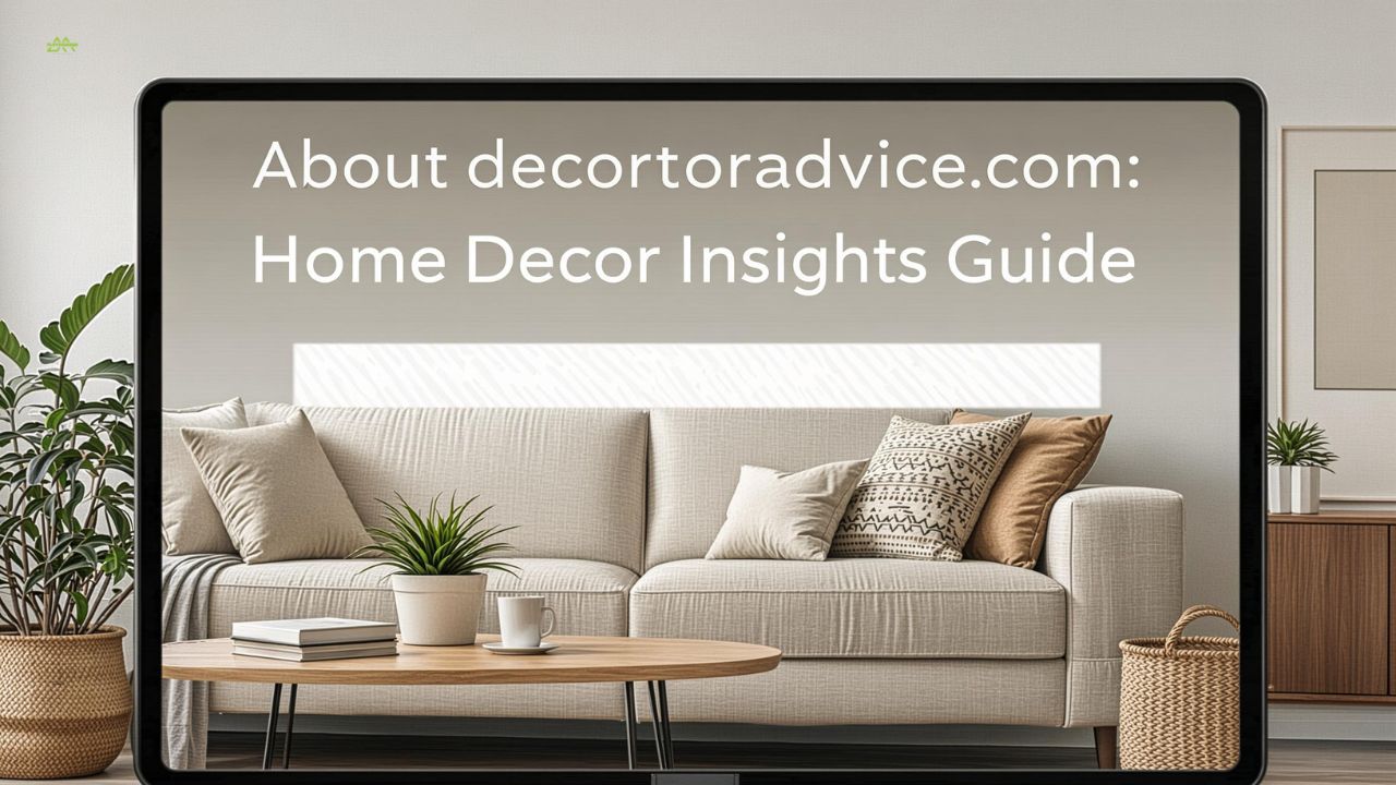 About decoratoradvice .com: Home Decor Insights Guide