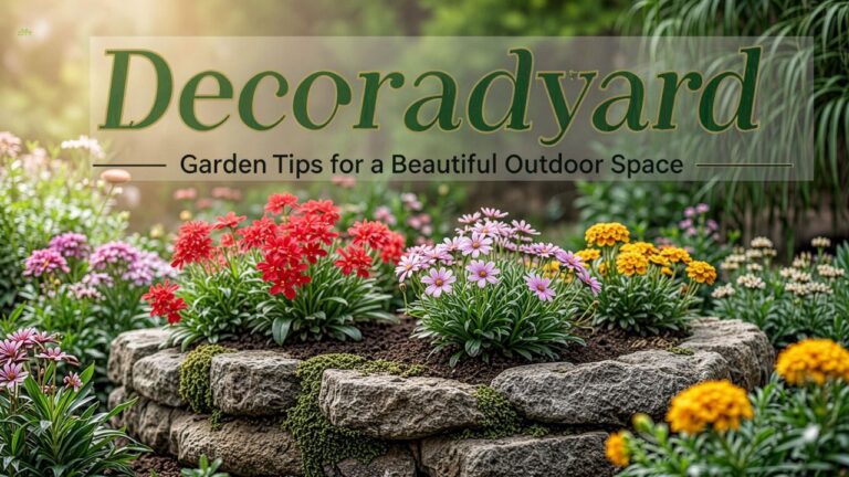 Decoradyard Garden Tips for a Beautiful Outdoor Space