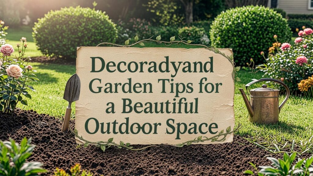 Decoradyard Garden Tips for a Beautiful Outdoor Space