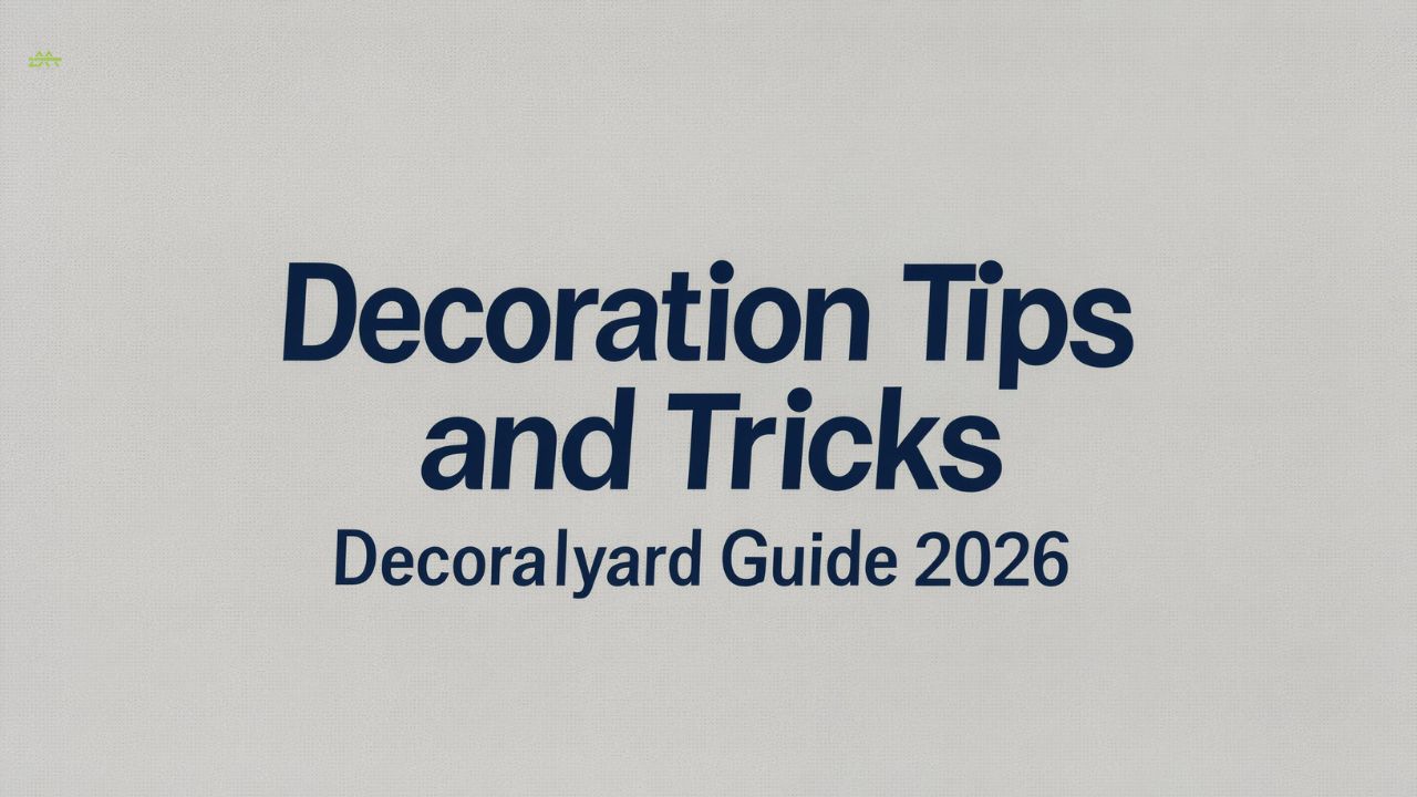 Decoration Tips and Tricks Decoradyard Guide 2026