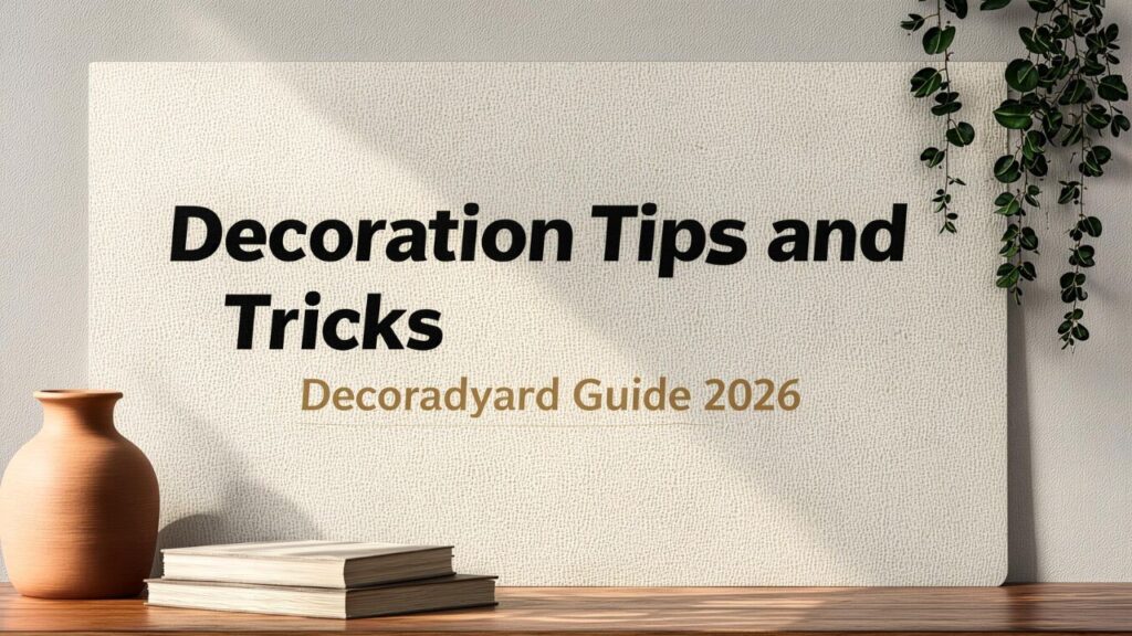 Decoration Tips and Tricks Decoradyard Guide 2026