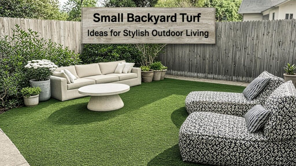 Small Backyard Turf Ideas for Stylish Outdoor Living