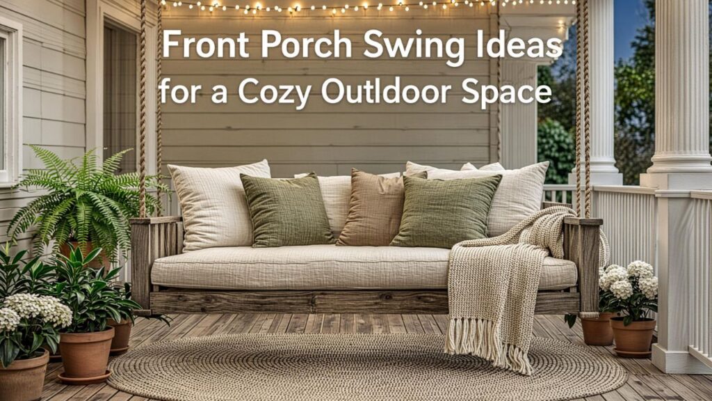 Front Porch Swing Ideas for a Cozy Outdoor Space