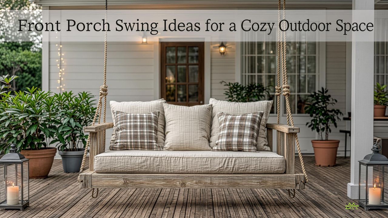 Front Porch Swing Ideas for a Cozy Outdoor Space