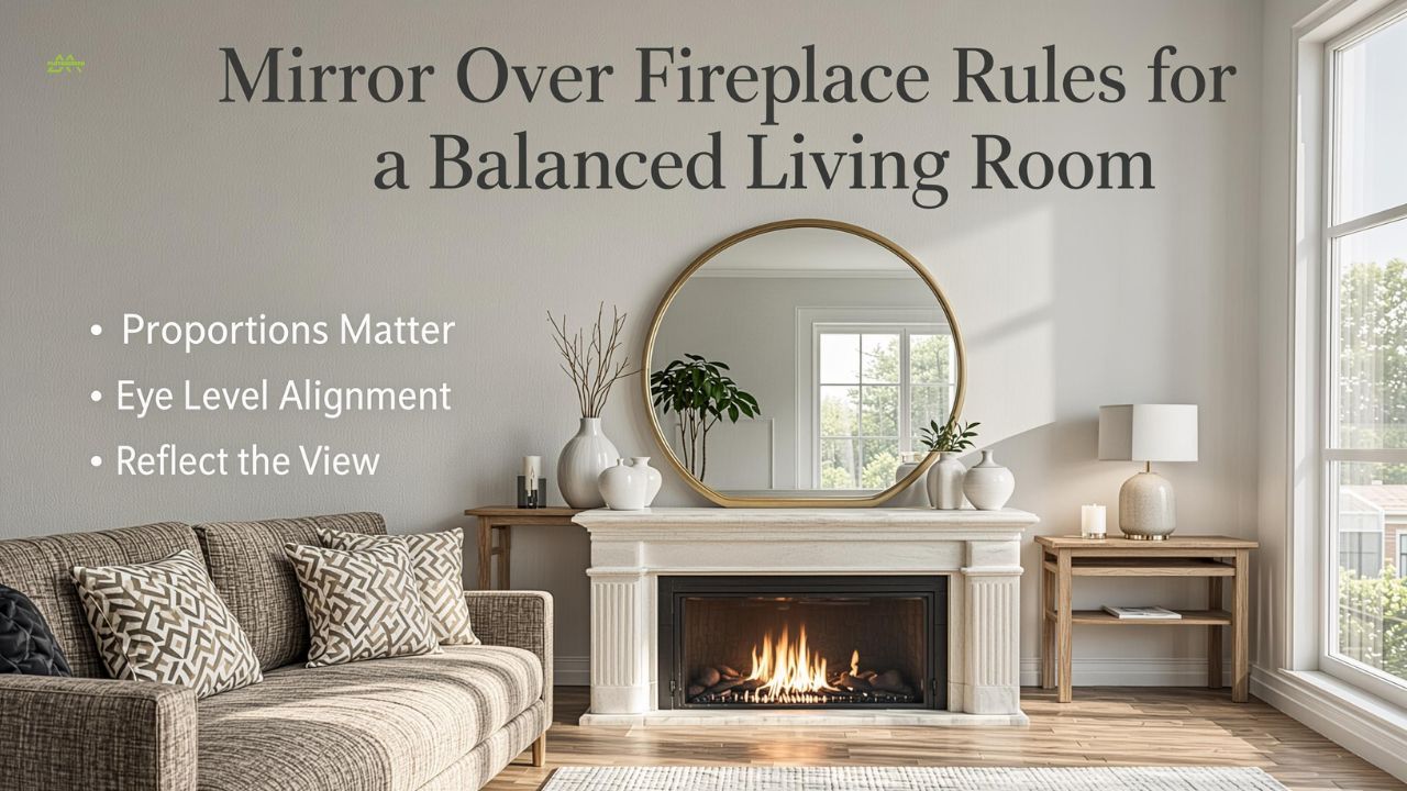 Mirror Over Fireplace Rules for a Balanced Living Room