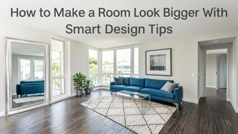 How to Make a Room Look Bigger With Smart Design Tips