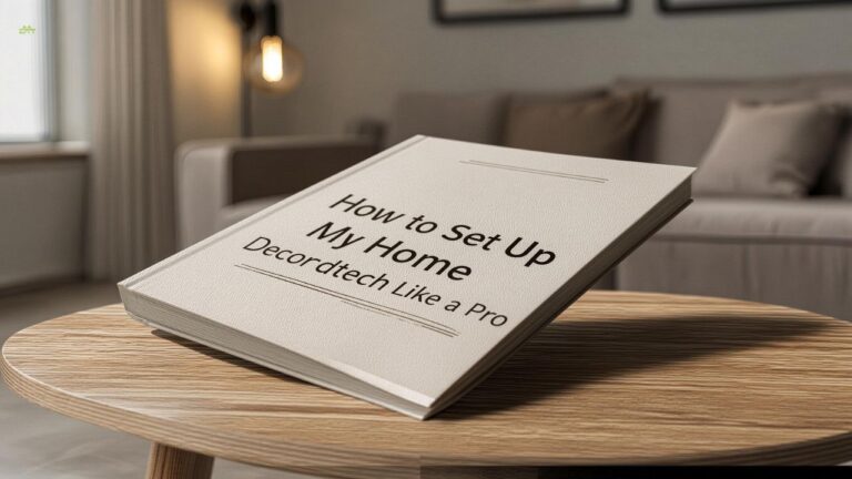 How to Set Up My Home Decoradtech Like a Pro