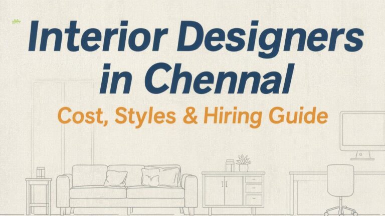 Interior Designers in Chennai: Cost, Styles & Hiring Guide