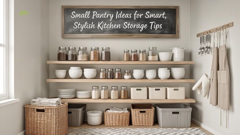 Small Pantry Ideas for Smart, Stylish Kitchen Storage Tips