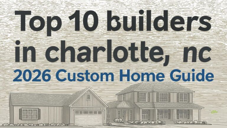 Top 10 builders in charlotte, nc: 2026 Custom Home Guide