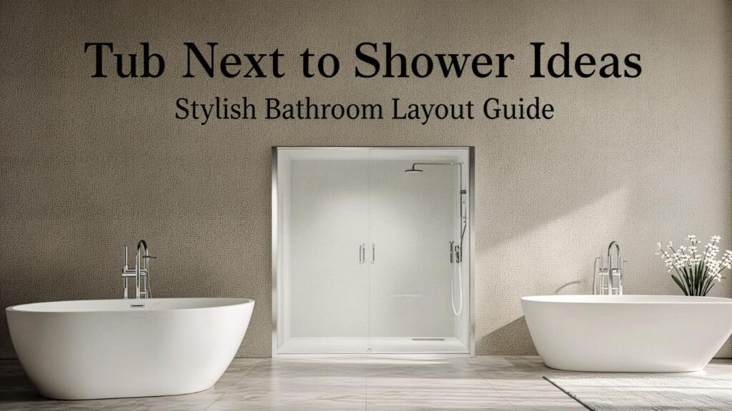Tub Next to Shower Ideas: Stylish Bathroom Layout Guide