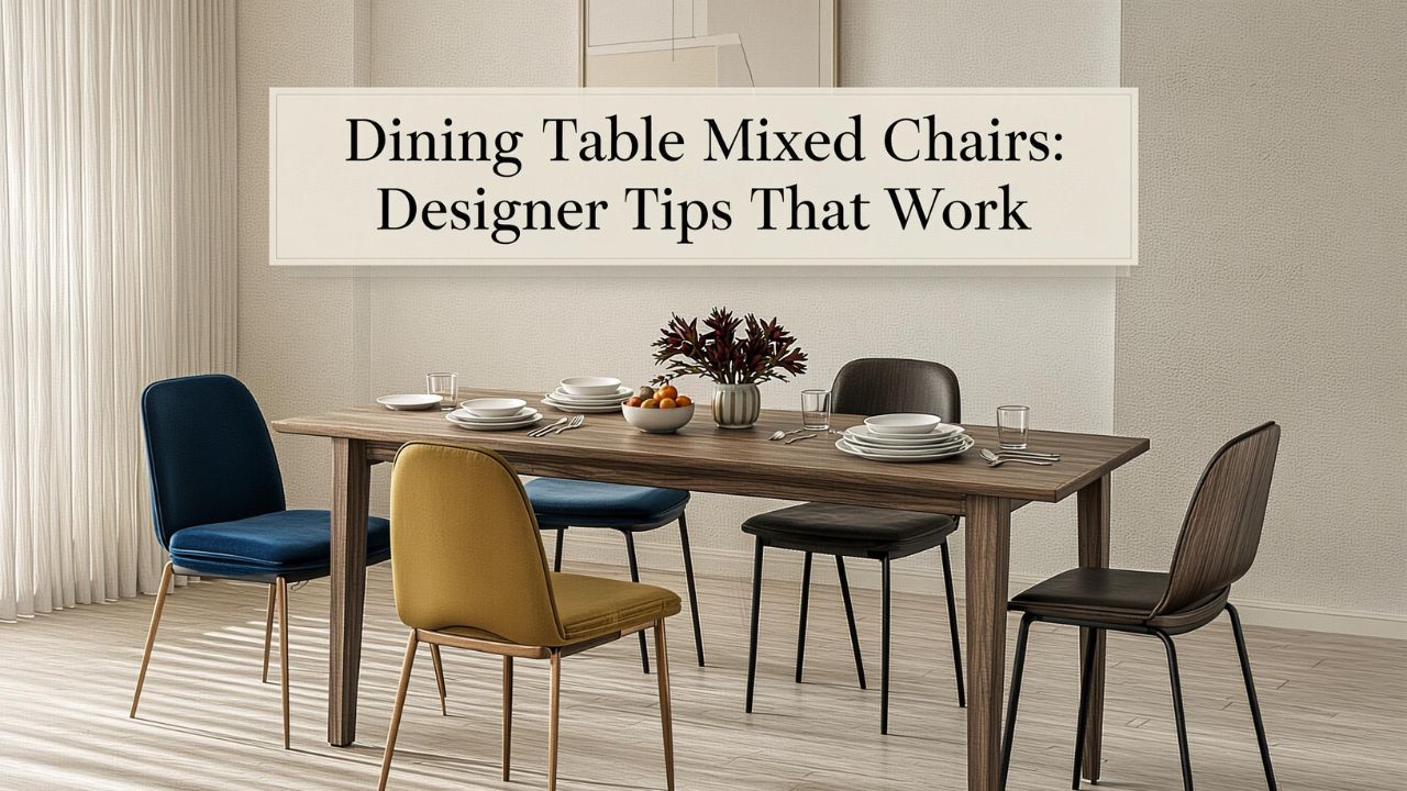 Dining Table Mixed Chairs: Designer Tips That Work
